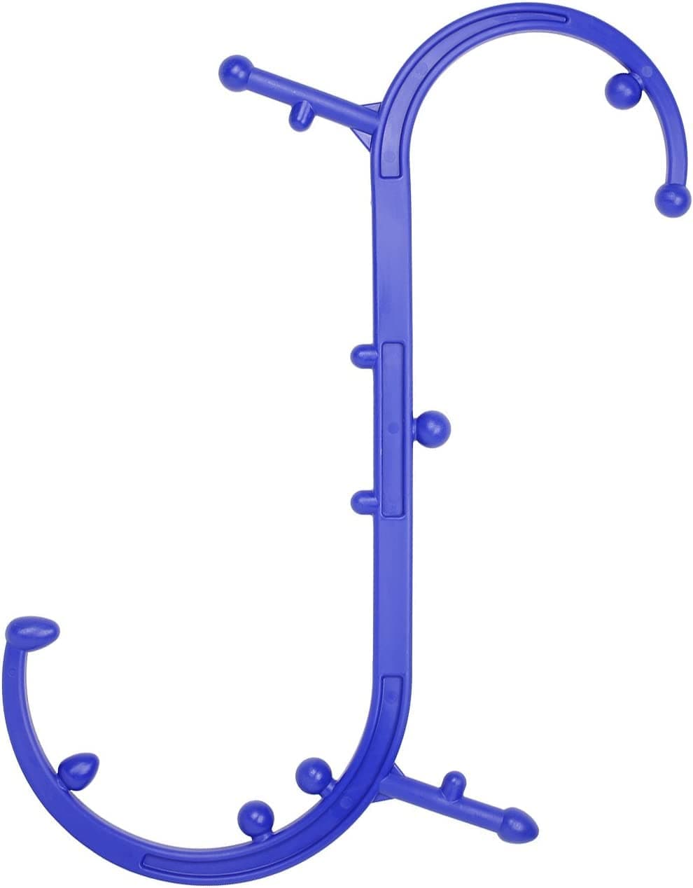 Trigger Point Massager Self Massage Tool, Lower Back Massager, Neck Massager, Shoulder Massager, Myofascial Release Tool - Deep Muscle Massage Tool - Blue