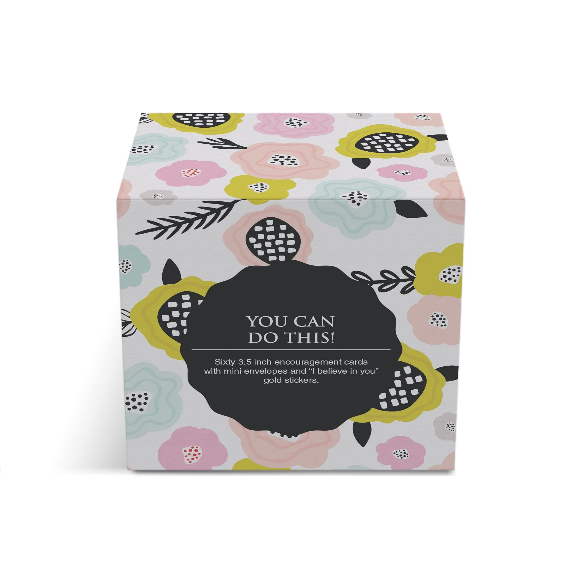 Dessie 60 You Can Do This Encouragement Cards with Envelopes & "I Believe In You" Seals. 60 Post-it Note Size Motivational and Inspirational, Gratitude Cards, Positive Affirmations. Great as