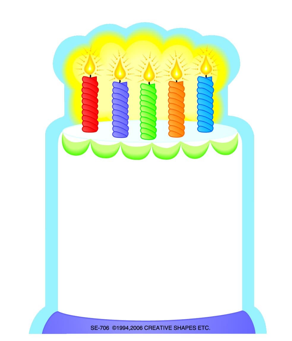 Birthday Cake Mini Notepad
