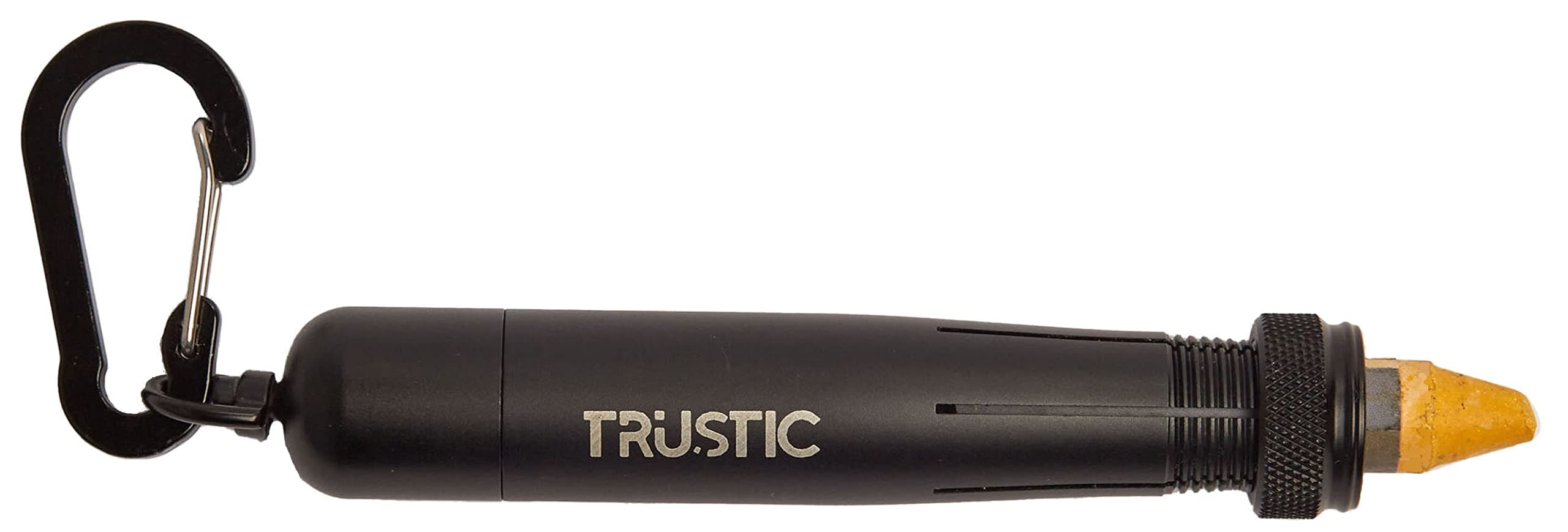 Lumber Keel Crayon Holder for 1/2" Round or Hexagonal Crayons, Industrial Heavy Duty Construction Carpenter Metal Holder (Black)