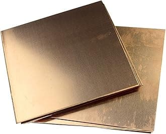 C110 Copper Sheet 99.9% Pure Copper Conductive, Thermal, and Corrosion Resistant Sheet Metal Plate, for Electrical and Thermal Conductivity Equipment, T 3mm x W 100mm x L 100mm, 1Pcs