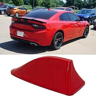 Shark Fin Antenna Cover for Car, Car AM/FM Radio Signal Roof Aerial Decoration, Vehicle Shark Fin Shape Cover with Adhesive Tape, Antenna Cover Replacement for SUV Truck Van Most Auto Cars