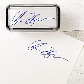 Custom Signature Stamp - Self Inking Personalized Signature Stamp | Great for Signing Documents | Stamp Will Provide Thousands of Impressions