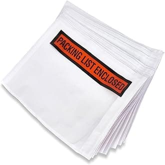 Sales4Less Packing List Envelopes 4.5"x5.5" Pouches Invoice Enclosed Adhesive Bags Pack of 500