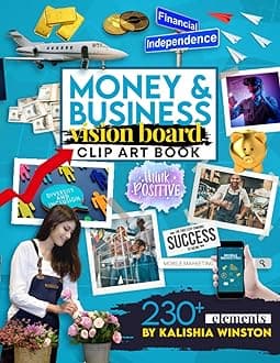 Money and Business Vision Board Clip Art Book