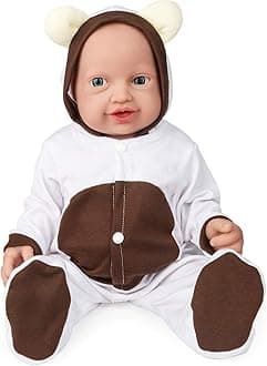 14" Full Body Silicone Baby Dolls that Look Real,Soft Realistic Newborn Silicone Baby Dolls Gifts for Kids,Birthday Gifts - Girl