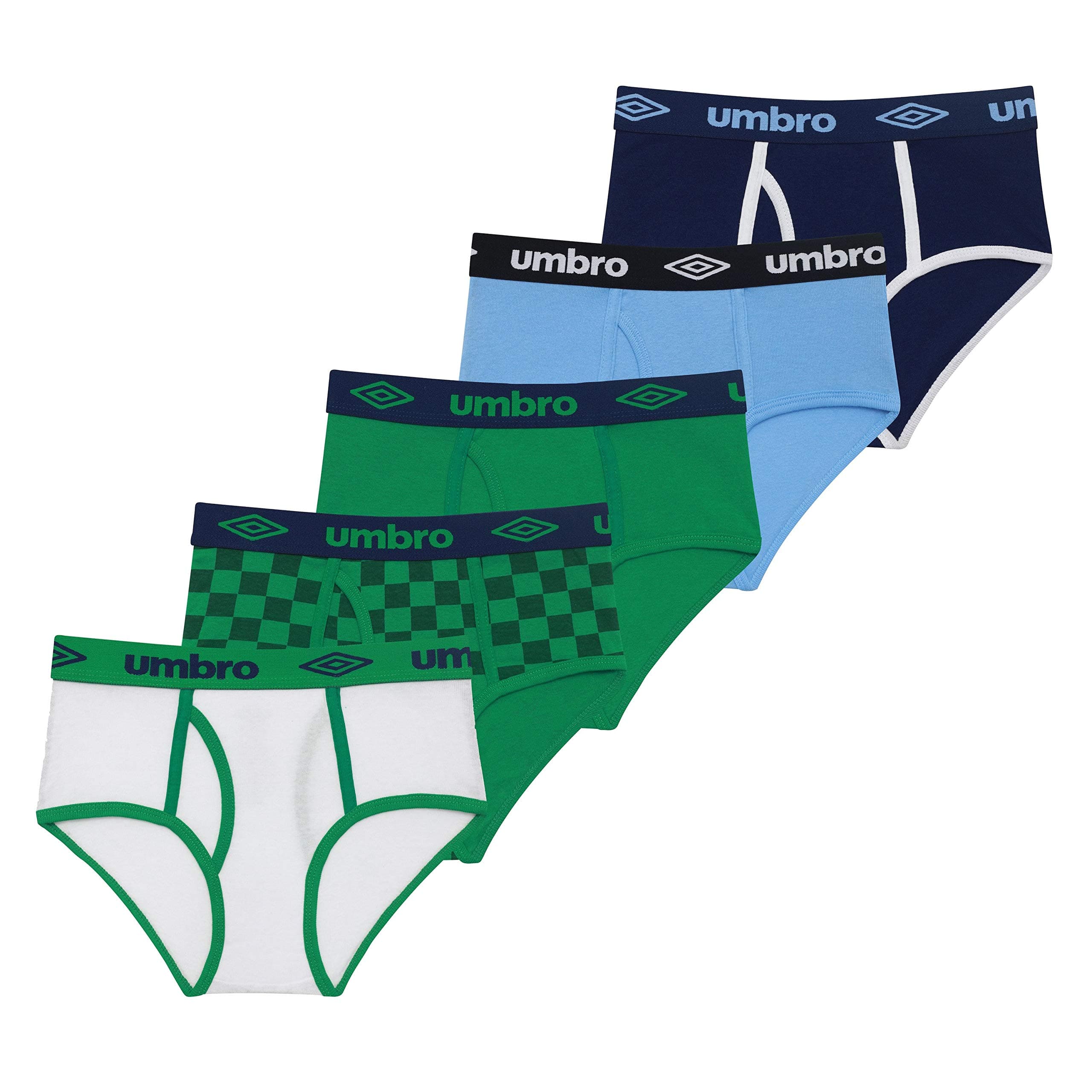 Umbro Boys Cotton Basic Briefs 5-Pack