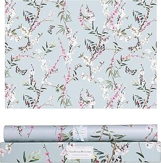 Scented Drawer Liners for Dresser Fragrant Paper Liner for Drawers Cabinet Shelf Linen Closet and Kitchen Scent Liners Non Adhesive (Gardenia Blossoms)